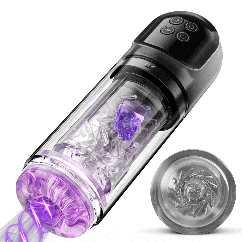 Vortex - 7 Saugen Dual-Temperatur SPA Boner Enlarger 7 Rotierende 360   ACMEJOY-De