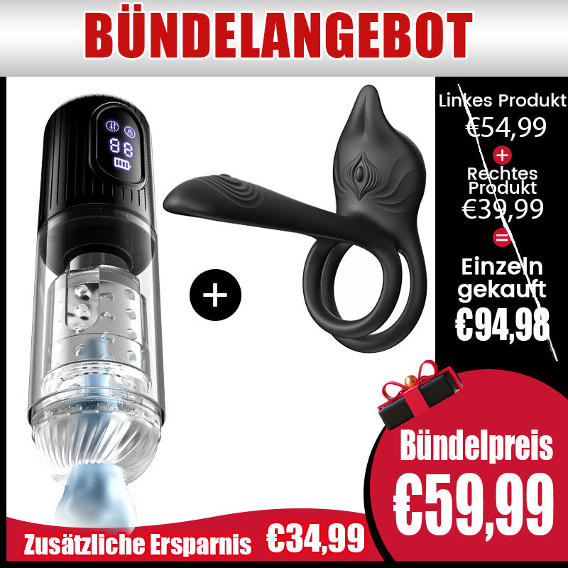 Super Doppel-berraschung! Masturbator + Penisring Limitierter Kombi-D ACMEJOY-De Super Doppel-berraschung! Masturbator + Penisring Limitierter Kombi-D ACMEJOY-De