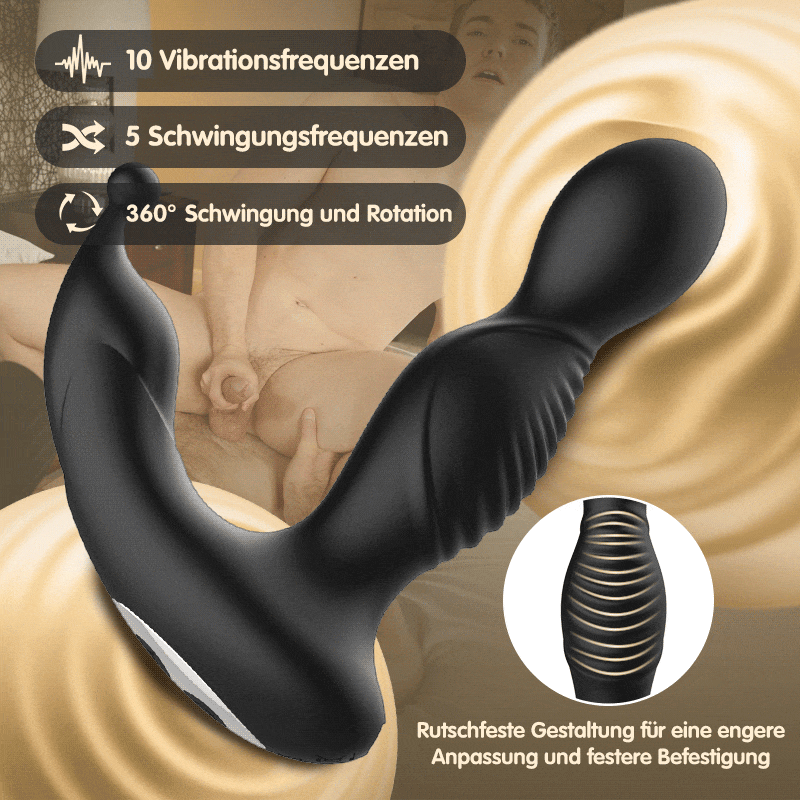 【NEW】Schwingender Engel - 10 Vibrationsmodi, 5 Schwingungsmodi, 360° Rundum-Stimulation, Prostata-Orgasmus-Meister