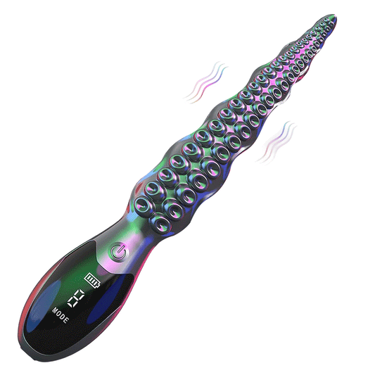 Vibrierender realistischer Oktopus-Dildo – LED-Anzeige Oktopus-Tentakel