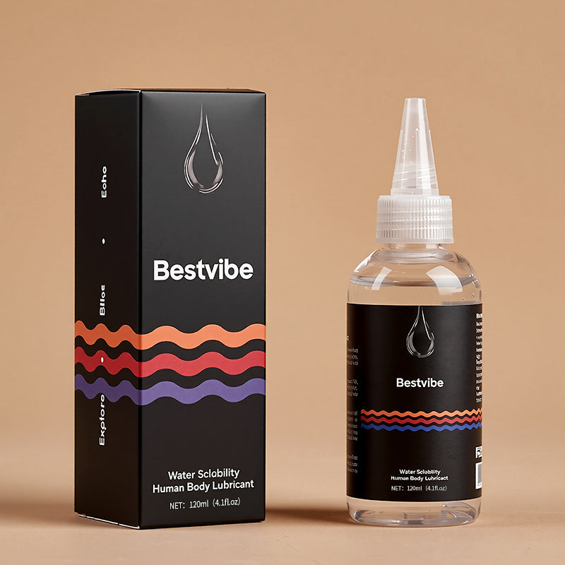 Seekheart X Bestvibe - 240ml/120ml Gleitgel auf Wasserbasis, langanhaltendes Intimgleitgel, toysicher & kondomkompatibel