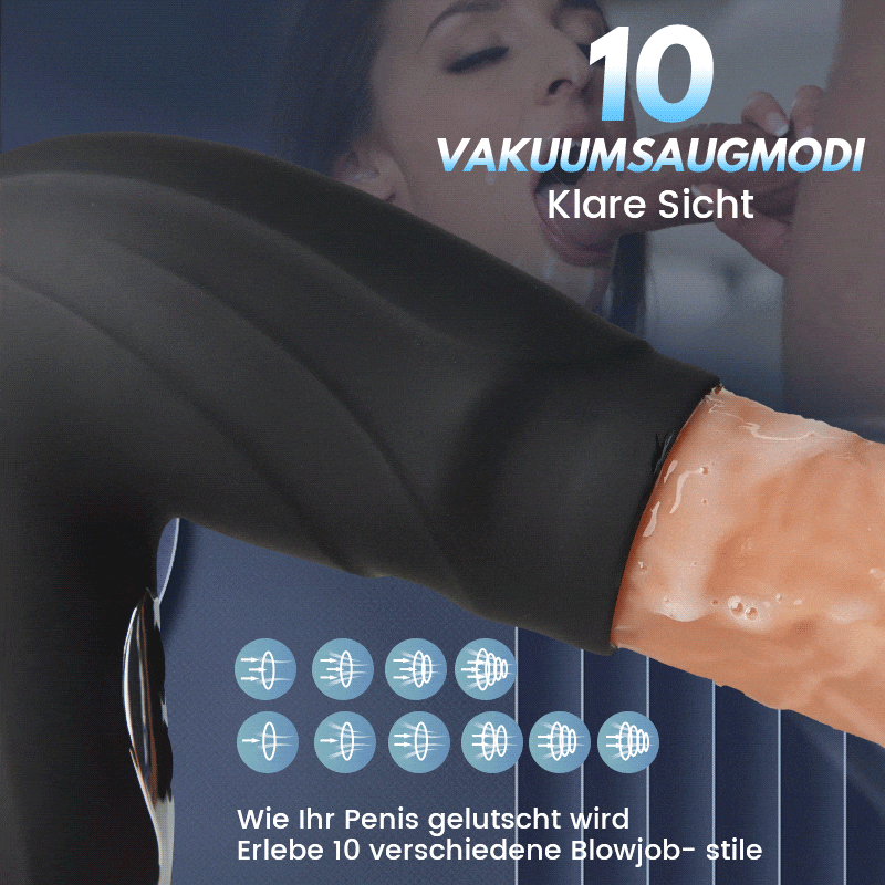 Blowjob Vakuumsauger 10 Vibratoren für Eicheltraining Männlicher Penis-Dildo-Training Masturbation