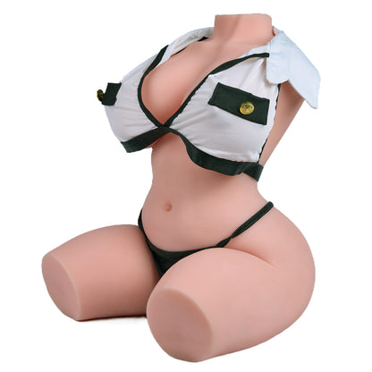 【freies Heizelement 】Bürosekretärin Jenni langbeinige Puppe Doppelkanal Hautfarbe 13kg