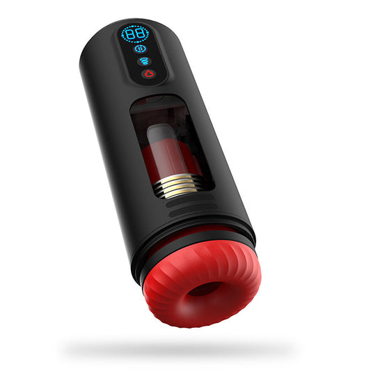 Automatischer Masturbator für Männer mit 9 Vibrations-, Saug- und Schubmodi sowie Heizfunktion