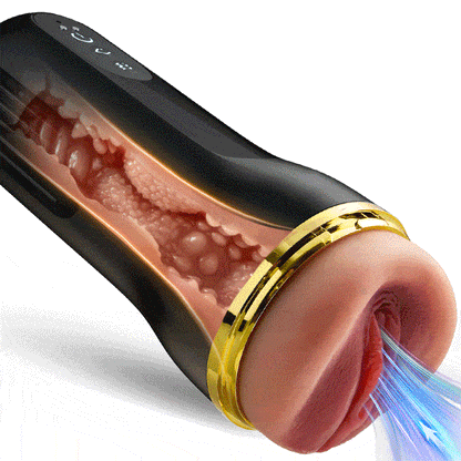 5 Sucking 10 Vibrating Simulated Vagina Eingang Männliche Masturbation Cups