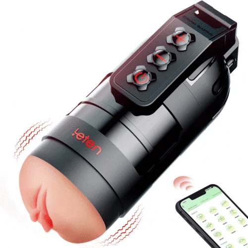 LETEN 10 Vibrierender Masturbator und Pussy Pockets Geeignet für Penisgröße 2-4,5cm