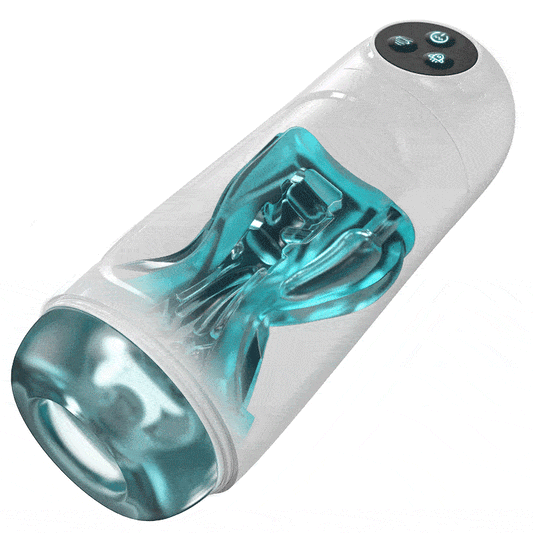 Skyline-10 Saugvibrationsstufen, Ein-Knopf-Aktivierung, App-gesteuerte Mehrpunktmassage, Masturbator für Männer