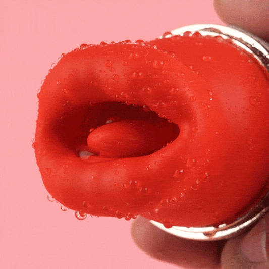 Seraphina - Mund Zunge 4-in-1 Lecken & Beißen & Saugen & Vibrator für Klitorisstimulation