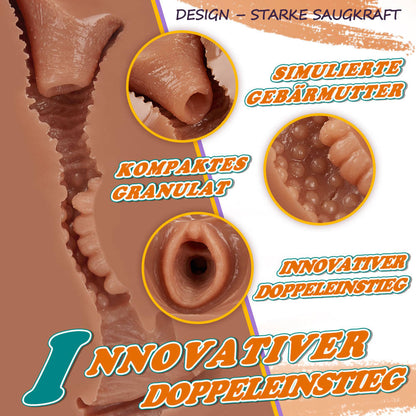 Versand am 2. Februar Mit engen Schamlippen, 2 Löchern, Grace Juicy Pussy Realistischer Hintern 1,9 kg