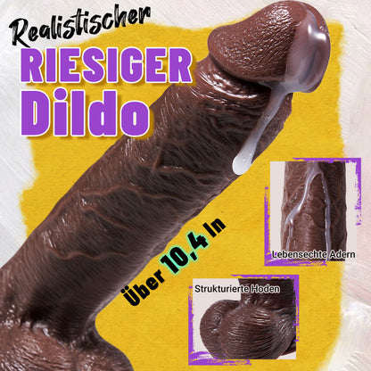 Outrider vibrierender Stoß-Dildo, dick, lang und realistisch 10,75 Zoll