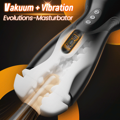 SolaceX - 8 Sucking 10 Vibrating One Touch Orgasm Digital Vacuum Masturbator
