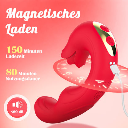 Tina - 7-Frequenz Vibrations Schwing Zungenlick-Vibrator ACMEJOY-De Tina - 7-Frequenz Vibrations Schwing Zungenlick-Vibrator ACMEJOY-De