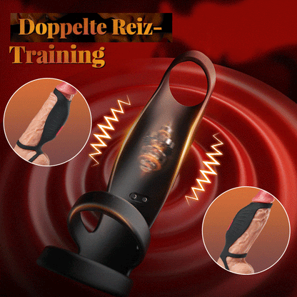 【Heiße neue Produkte】ocheffizienter Penisring durch Vibration mit 9 Frequenzen