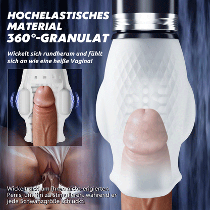 Tornado 3.0 - Dual Motor Oralsex Analoger Masturbator 7 Vibrationen 5 Retraktionen 5 Rotat