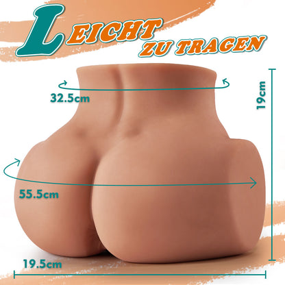 Versand am 2. Februar Mit engen Schamlippen, 2 Löchern, Grace Juicy Pussy Realistischer Hintern 1,9 kg