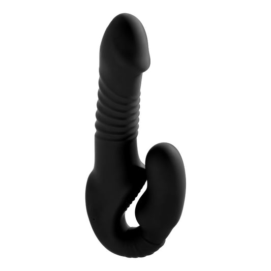 Doppelt einführbare, stoßende, vibrierende Prostata-Stimulation