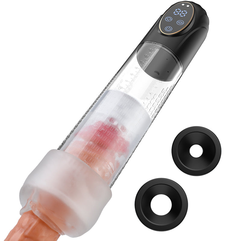 【HOT】Elektrische Penis-Pumpe, wasserdicht, 7 Modi, Wasserdicht nach IPX7 Standard