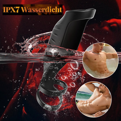 【Heiße neue Produkte】ocheffizienter Penisring durch Vibration mit 9 Frequenzen