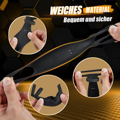 【Heiße neue Produkte】ocheffizienter Penisring durch Vibration mit 9 Frequenzen