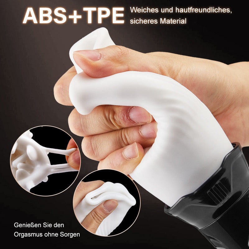 TORNADO 10 Vibration 6 Rotation 2 IN 1 Oralsex Cup Masturbator
