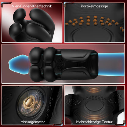 Automatischer 10 Finger Pinchin & Tapping für Massage Therapie Penis Vibrator