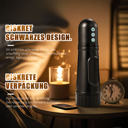 Tornado – Realistische Textur, verlängerter Kanal, männlicher Masturbator mit 10 Vibrations- und 5 Saugmodi