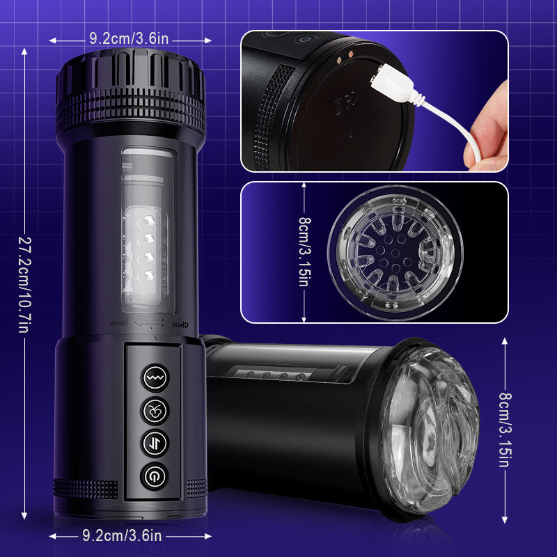 Telescope 5 Stoen 10 Vibrieren 5 Saugen 3 IN 1 Masturbator fr Mnner ACMEJOY-De Telescope 5 Stoen 10 Vibrieren 5 Saugen 3 IN 1 Masturbator fr Mnner ACMEJOY-De