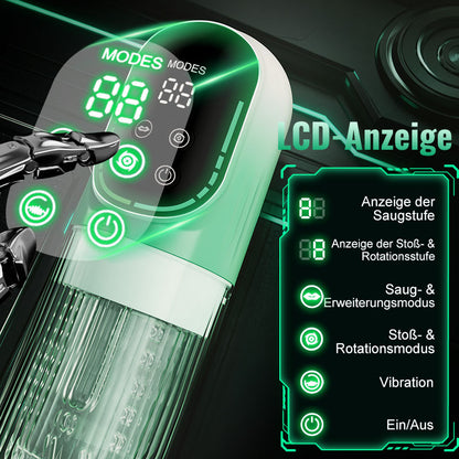 Heaven - 5-in-1 Automatischer Masturbator Rotierend Stoßend Saugend Vibrierend Leckend Stroker