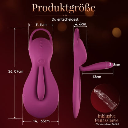 Ryder – Freihändige Reitmaschine zur G-Punkt-Stimulation, verstellbares Stoßen & Klopfen mit flexiblem, körperangepasstem Design