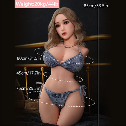 Freja Dream Goddess – Große Brüste, Oral- und Vaginalsex möglich, elegante, lebensechte Sexpuppe, 22 kg