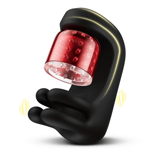 Finger 2.0-9 Vibrationen 9 Spannen 9 Rotieren Verbesserter Glans Training Masturbator
