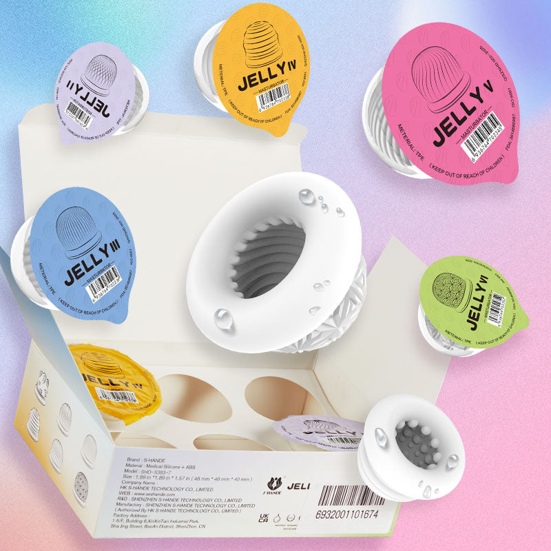 Shande Jelly Manual Masturbation Cup, 6 Stück in einer Box