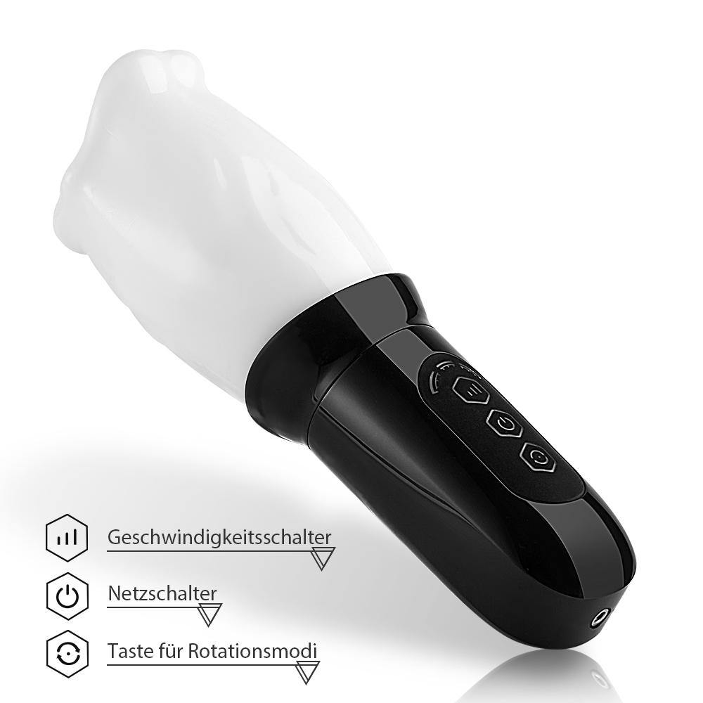 Oralsex Masturbator 4 Rotationsmodi 3 Rotationsschwindigkeit Weiß - ACMEJOY