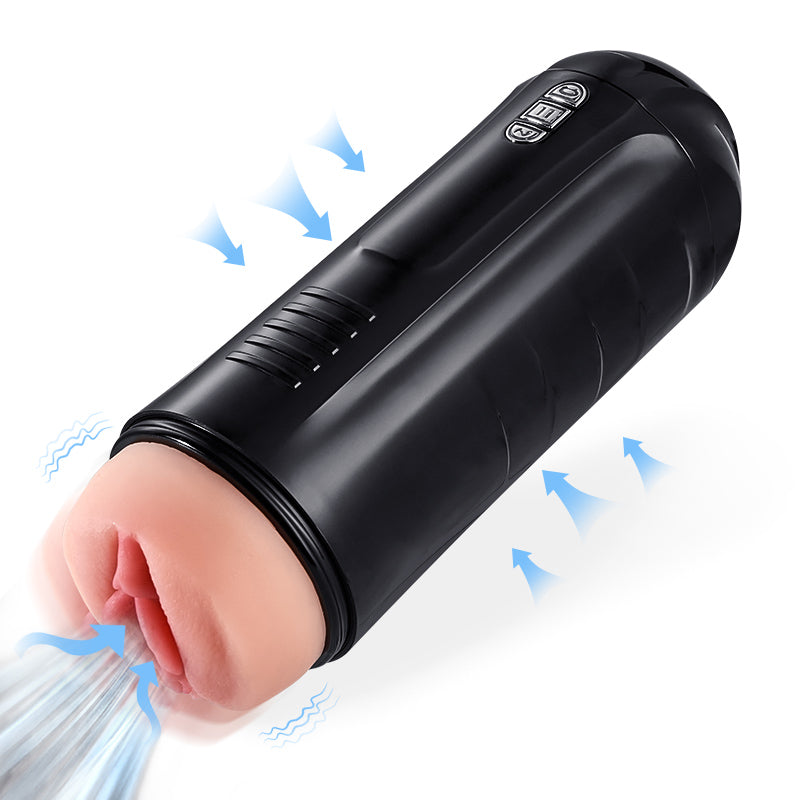 Schwarze Witwe 2 IN 1 Elektrischer Cup Masturbator 5 Saugen 7 Vibrieren XINGSE