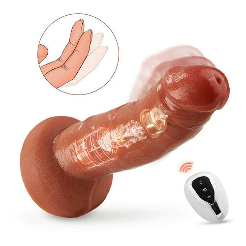 MACHO 13 CM Dildo 7 Flapping 10 Vibration