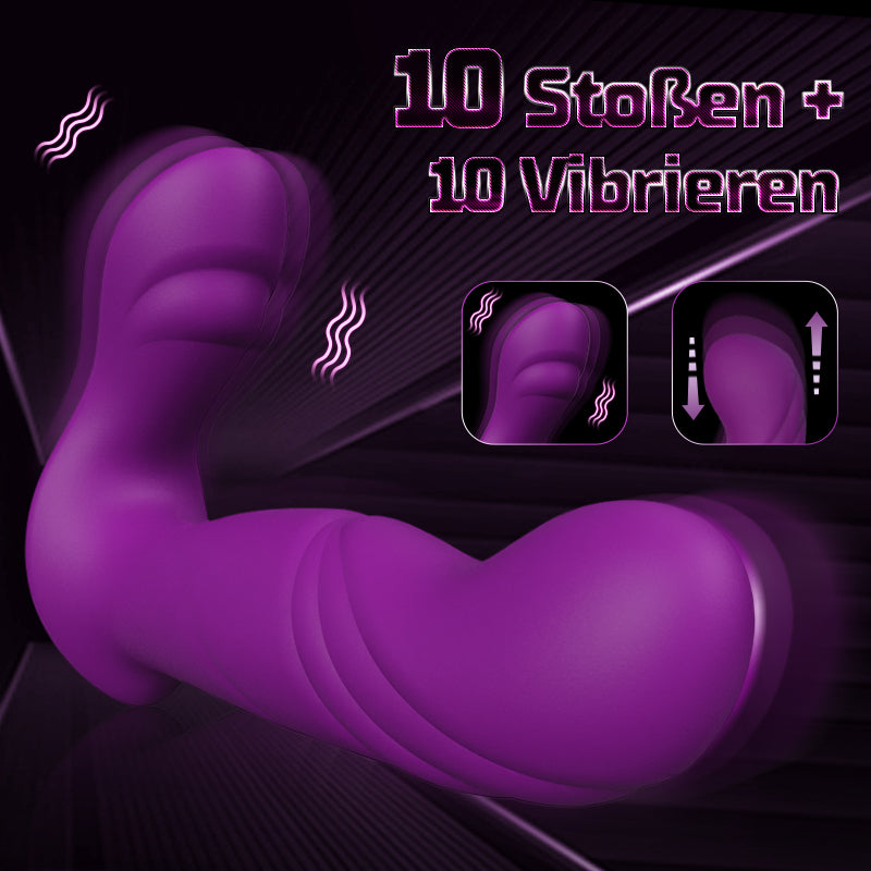 DEMON Anal Vibrator 10 Stoßen 10 Vibration