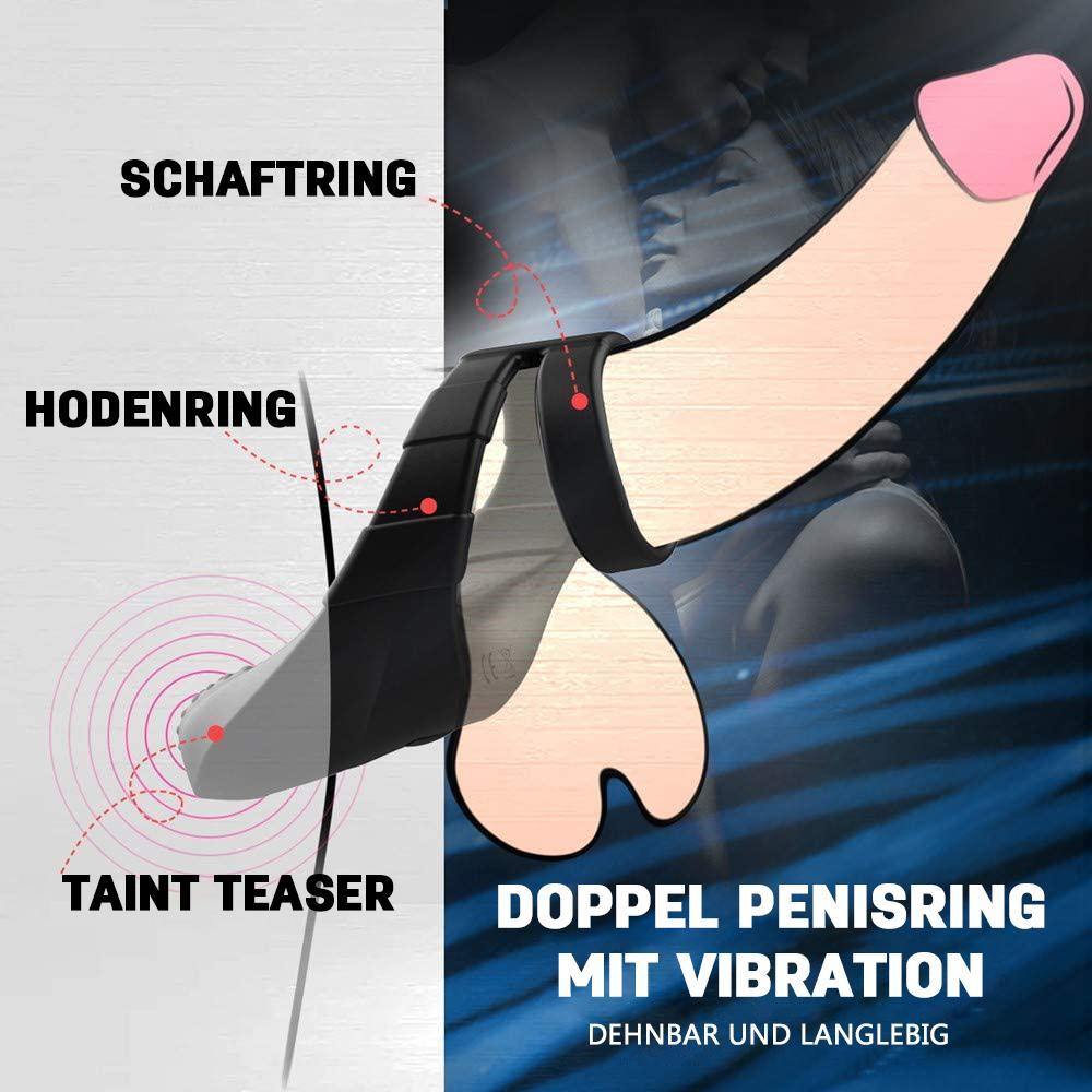 Dual Penisring 10 Vibration Teaser Punkte Streifen - acmejoy-de