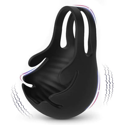 【Versand am 27. April】Hodenring Penisringe 9 Vibrationen S-Hande